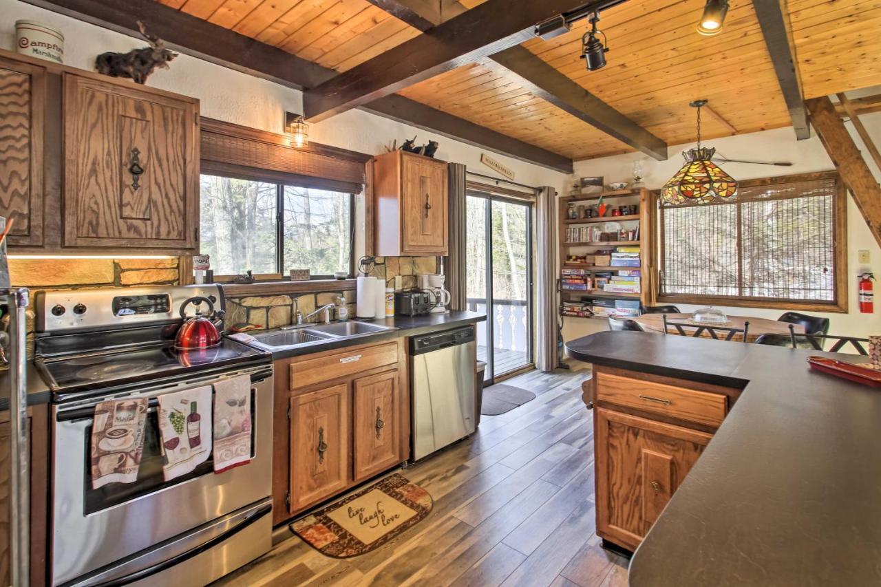 Swiss-Style Chalet With Fireplace - Near Story Land! Bartlett Exterior foto